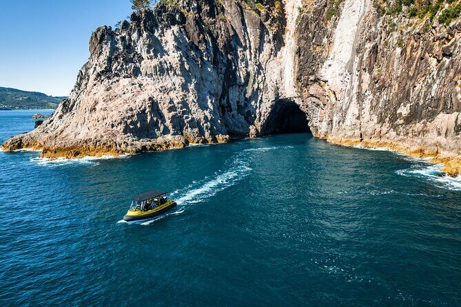 2 Hour Cathedral Cove and Volcanic Coast Cruise with Shade Canopy - Cathedral Cove Marine Reserve: seeing the fish and formations