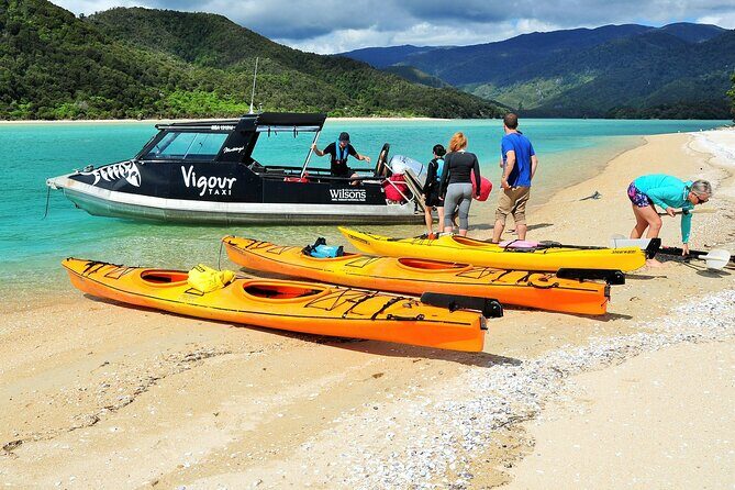Abel Tasman Vista Cruise - Abel Tasman Coast Track options: beach time or a 1–4 hour walk
