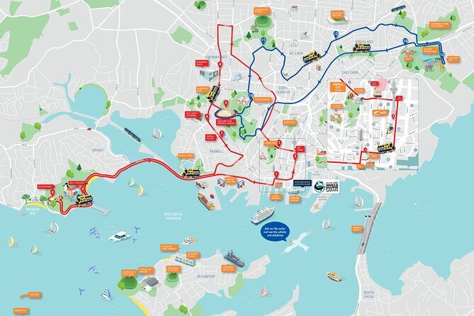 Auckland Explorer: Sightseeing Hop-on Hop-off Tour - Best way to use the hop-on hop-off pass in a hilly city