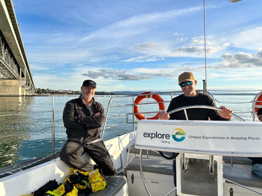 Auckland Harbour 1.5-Hour Sailing Cruise - Steering the boat and helping with the sails: your role on a sailing cruise