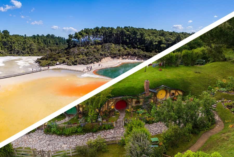 Auckland: Hobbiton, Rotorua and Wai-O-Tapu Day Tour - Hobbiton’s Shire Tour: film magic with real structure