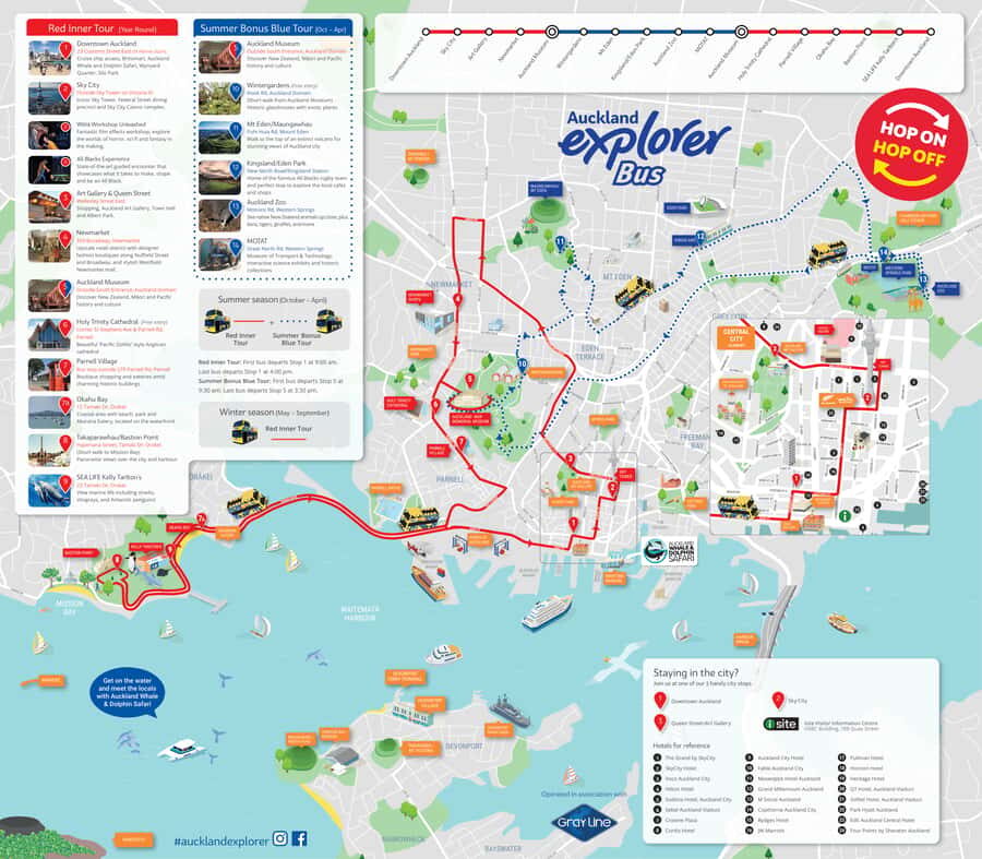 Auckland: Hop-On Hop-Off Explorer Bus Ticket - Commentary, Audio Apps, and Hearing It on the Top Deck