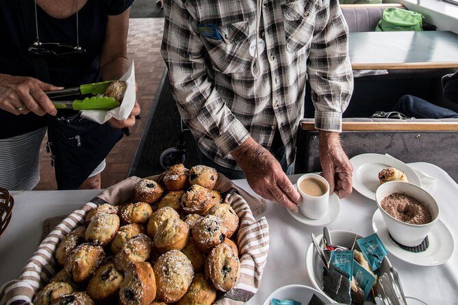 Daily Scenic Maori Rock Carving Cruise Taupo - Coffee, tea, and the homemade muffin: small inclusions that change the vibe