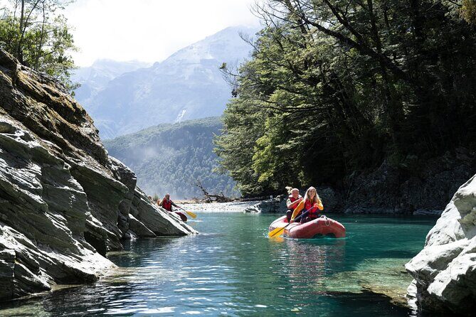 Dart River Canoe and Jet Boat Experience from Queenstown - Funyak Paddling: Calm Downstream With a Few Surprise Workouts