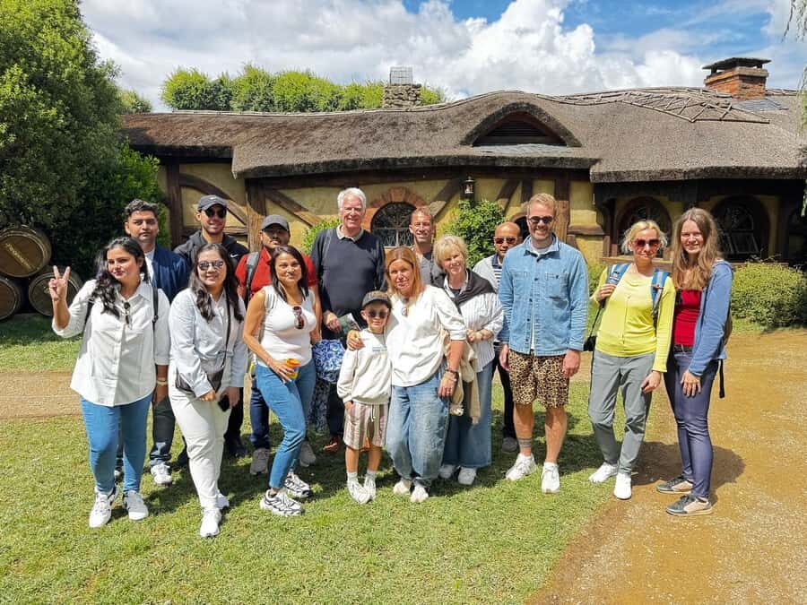 From Auckland: Hobbiton Movie Set Small Group Tour - Alexander Family Sheep Farm and Shire’s Rest: your real warm-up to the Shire