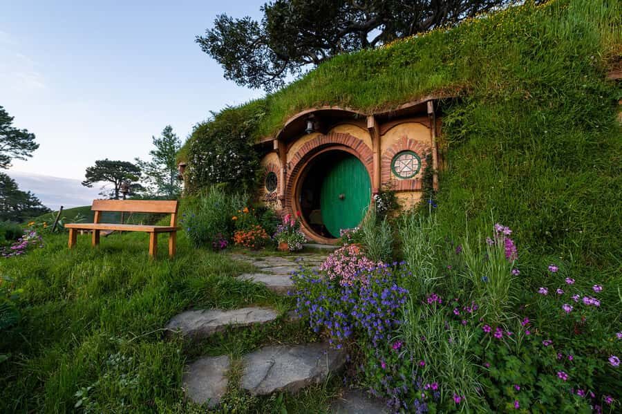 From Matamata: Guided Hobbiton Experience with Bus Transfers - From Matamata i-SITE Gatehouse to the Shire roads