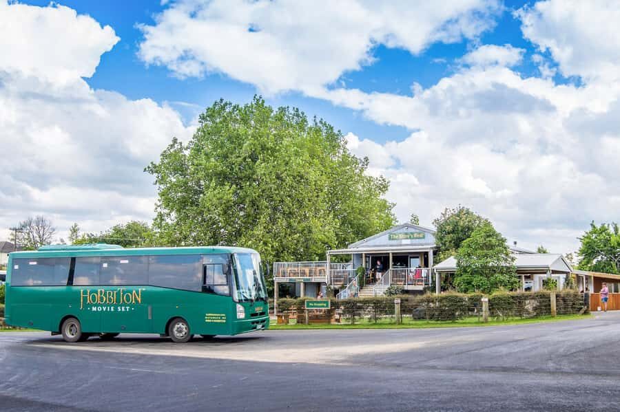 From Matamata: Guided Hobbiton Experience with Bus Transfers - How the guide turns scenes into stories