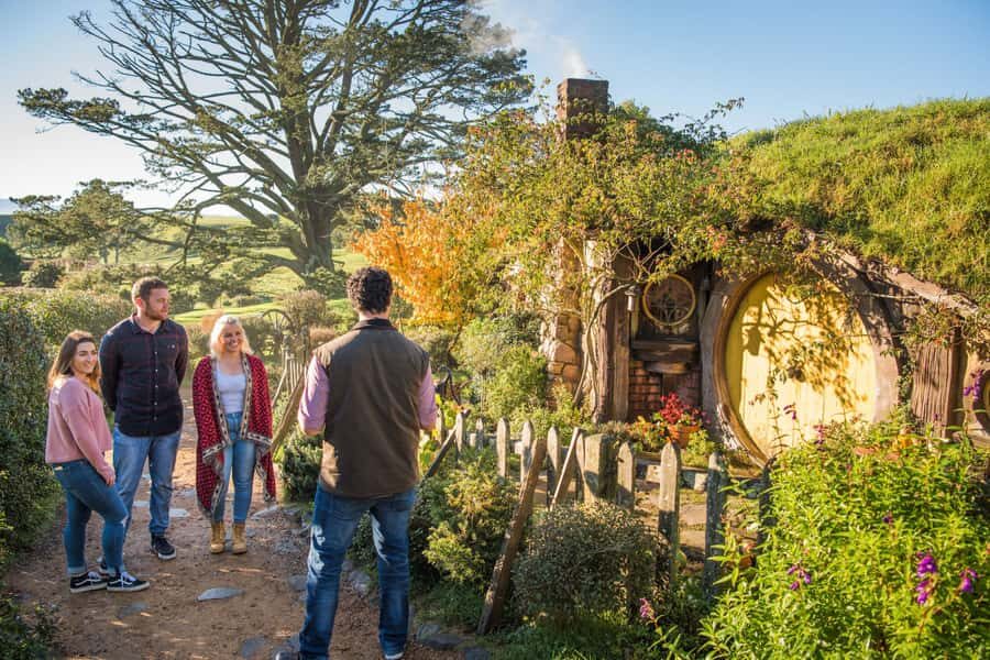 From Matamata: Guided Hobbiton Experience with Bus Transfers - The 12-acre Shire walk: Hobbit Holes, the Mill, and filming spots