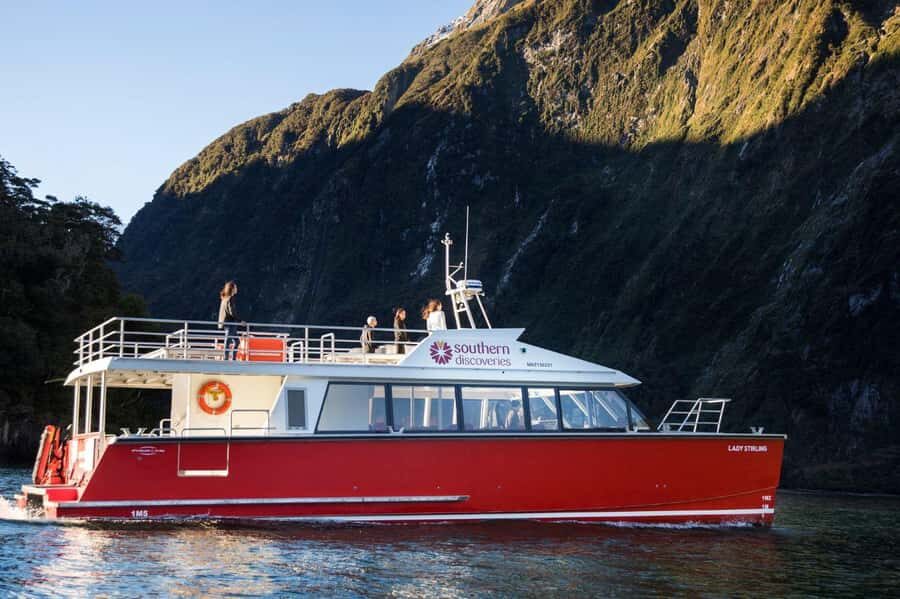 From Queenstown: Milford Sound Flight and Nature Cruise - On the Bridge With the Skipper: Learning How the Boat Works
