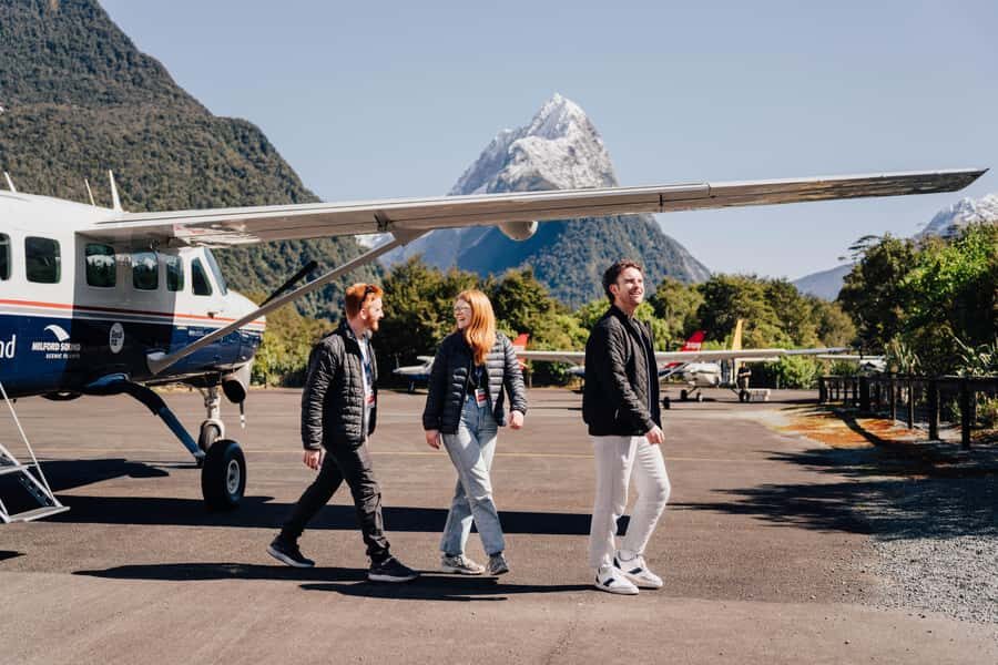 From Queenstown: Milford Sound Full-Day Trip by Plane & Boat - The flight over Central Otago, Mt Aspiring, and Fiordland