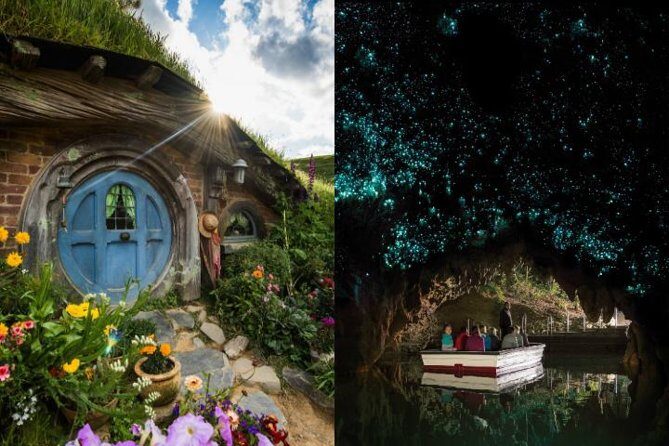 Hobbiton & Waitomo Caves Guided Day Trip from Auckland incl lunch - Key highlights at a glance
