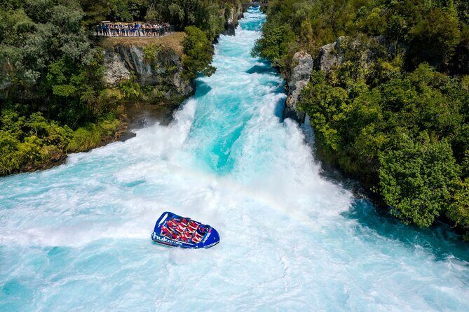 Hukafalls Jet Boat Ride in Taupo - The Driver-Guide: Commentary, Humor, and Safety in Motion