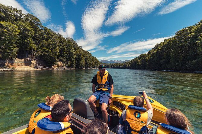 Jet Boat Journey through Fiordland National Park - Pure Wilderness - The Upper Waiau River ride: speed, 360s, trout, and movie-still moments
