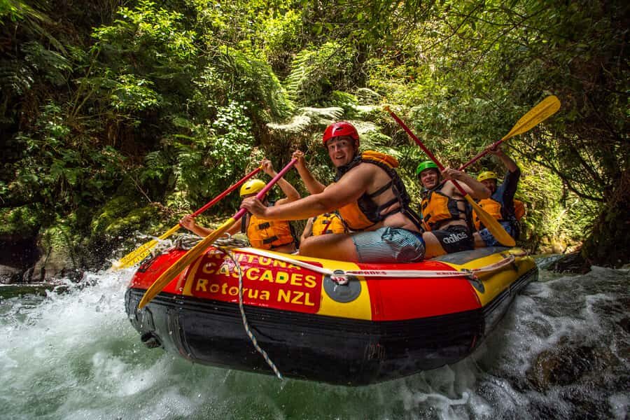 Kaituna River and Tutea Falls Whitewater Rafting - Bracing for the rapids: what grade 5 feels like here
