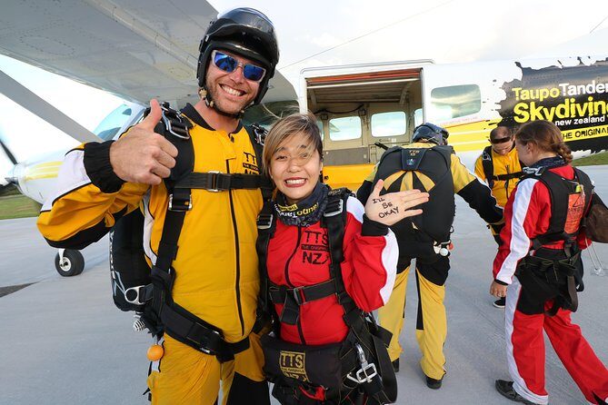 Lake Taupo 12,000-Foot Tandem Skydiving - Key things to know before you jump