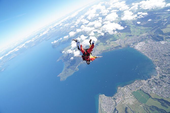 Lake Taupo 12,000-Foot Tandem Skydiving - Parachute ride back and optional photos: turning the moment into keepsakes