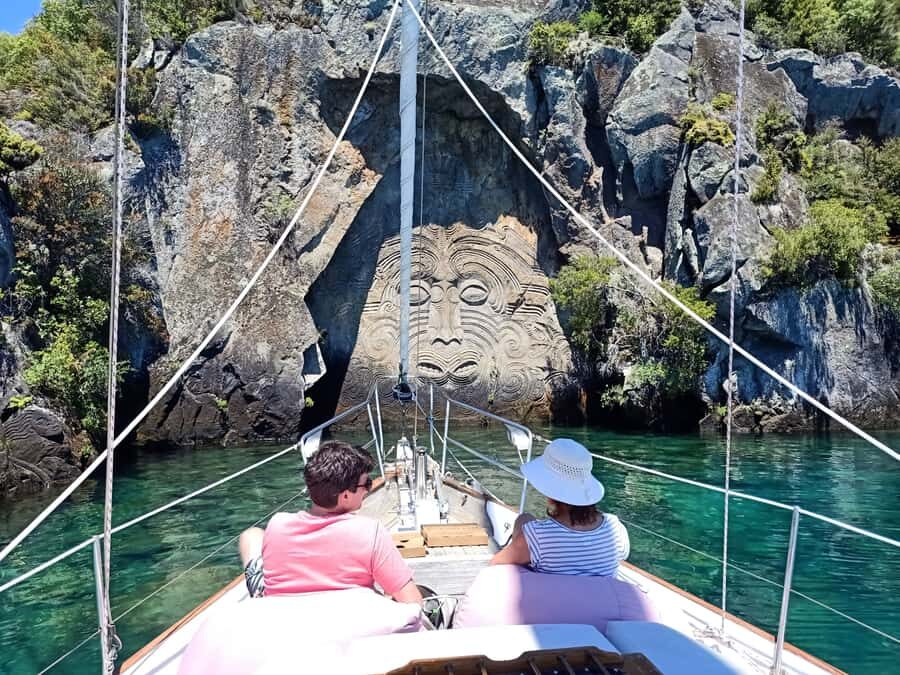 Lake Taupo: Classical Sailing to the Māori Rock Carvings - What You Get for the Price: $35 Worth It, If You Want a Real Lake Day