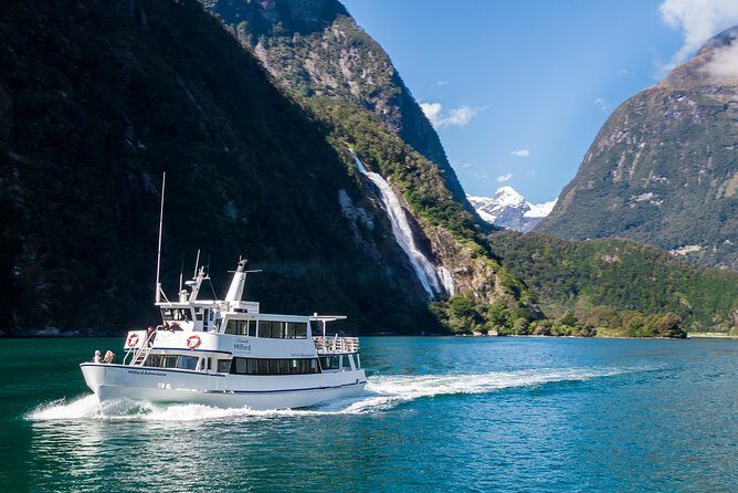 Milford Sound Cruise - Photo-friendly design: glass roofs, waterfall spray, and where you should stand