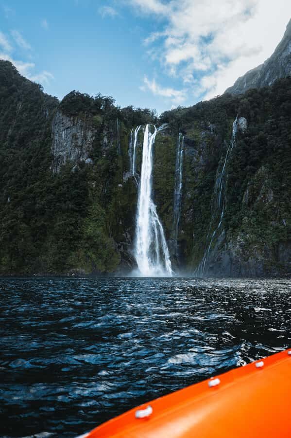 Milford Sound: Nature Cruise on a Modern Catamaran - Timing and weather strategy for extra waterfalls