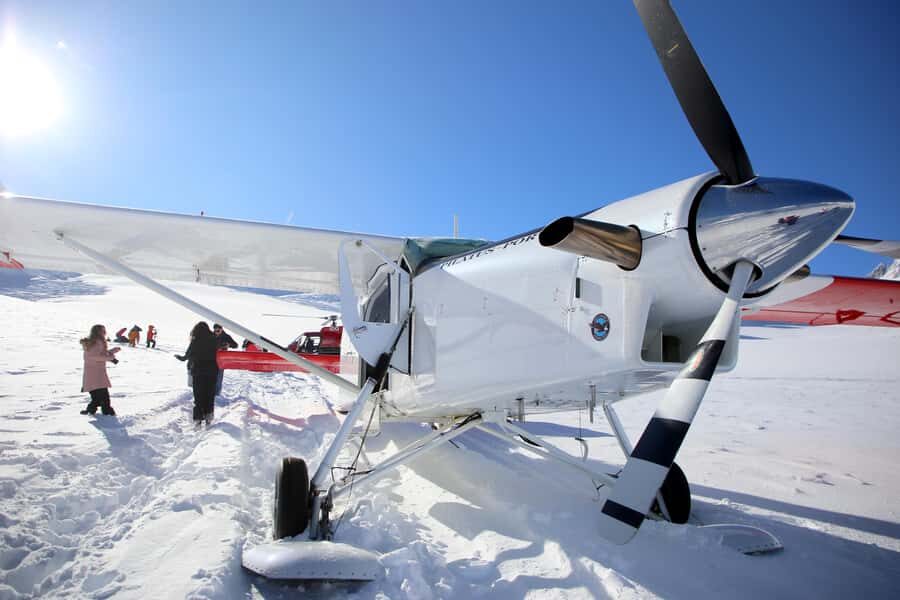 Mount Cook: Ski Plane and Helicopter Glacier Combo Flight - What You See Over the Tasman Valley: Hochstetter Icefall and Blue Glacier Ice