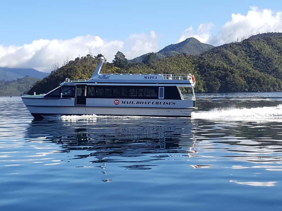 Queen Charlotte Sound Mail Boat Cruise from Picton - Live Skipper Commentary: The Real Local Stories (Not a Script)