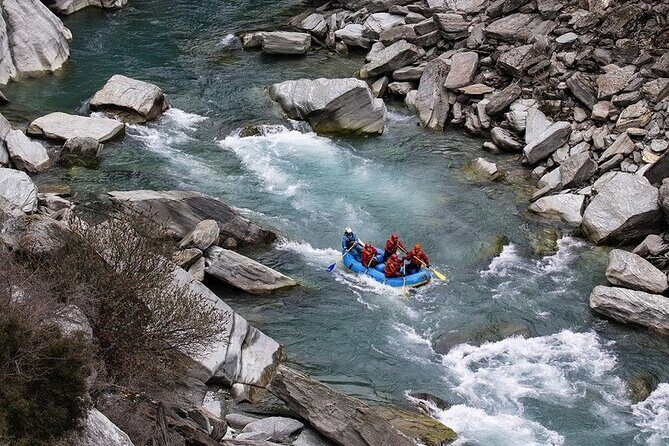 Queenstown Shotover River White Water Rafting - On the Water: Paddle Practice, Lower Shotover Rapids, and the Tunnel Build-Up