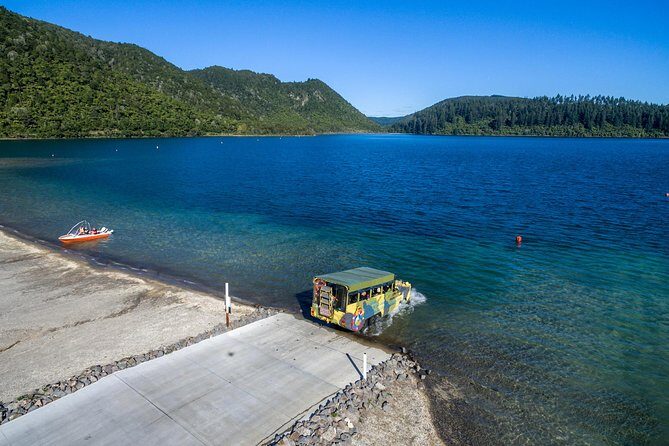 Rotorua Duck Boat Guided City and Lakes Tour - Geothermal Sulphur Point: A Real Rotorua Moment