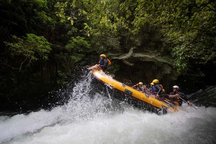 Rotorua Rafting: Kaituna River Rafting Experience-Free Sauna - Jump and swim options: how it works if you’re nervous