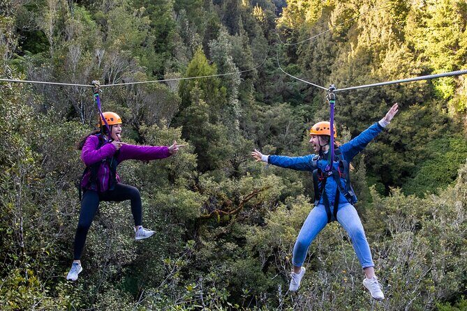 Rotorua’s Ultimate Zipline: 6 ziplines, 400 m Tandem, Cliff Walk - Volcanic cliff walk and the stair-and-bridge sections you’ll remember