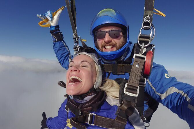 Skydive Auckland - The views: coasts, islands, beaches, and big mountains