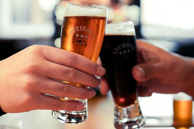 Speight's Brewery Tour & Guided Tasting - The tasting room: samples, instruction, and how to pour