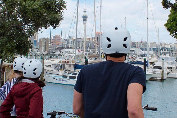 The Classic: our most popular electric bike tour of Auckland's Highlights - Riding Auckland’s highlights on electric mountain bikes