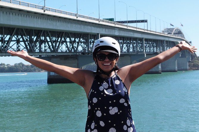 The Classic: our most popular electric bike tour of Auckland's Highlights - Mt Eden: the volcano viewpoint that sets your bearings