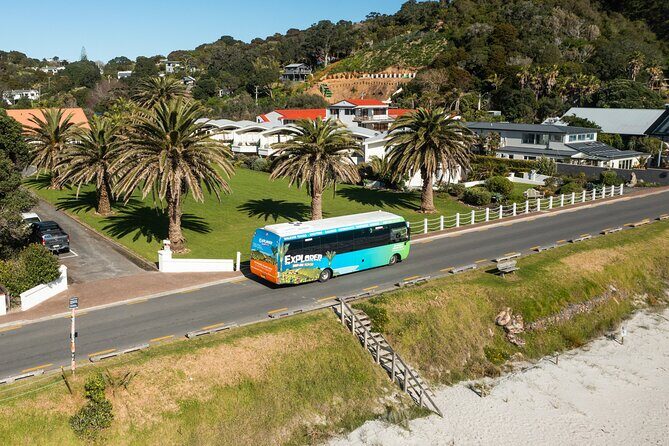 Waiheke Island Hop-On Hop-Off Explorer Bus - Stop-by-stop route: from Oneroa art to Church Bay wine