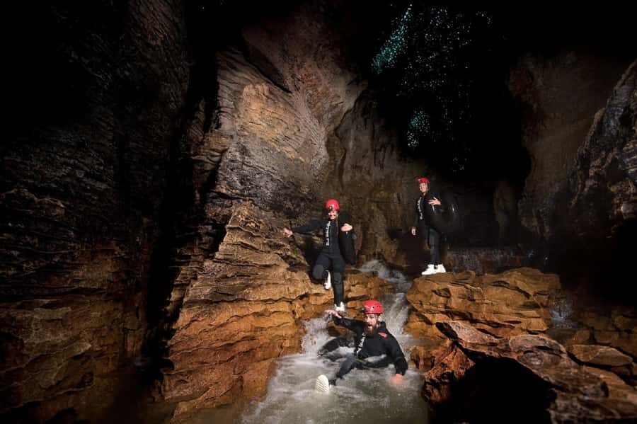 Waitomo Caves Black Abyss Ultimate Caving Experience - The 35-meter abseil into black depths