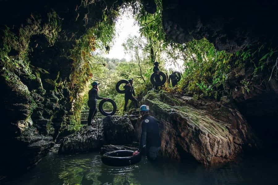 Waitomo Caves: Labyrinth Black Water Rafting Experience - Gear-up at the Legendary Black Water base and meeting your guide