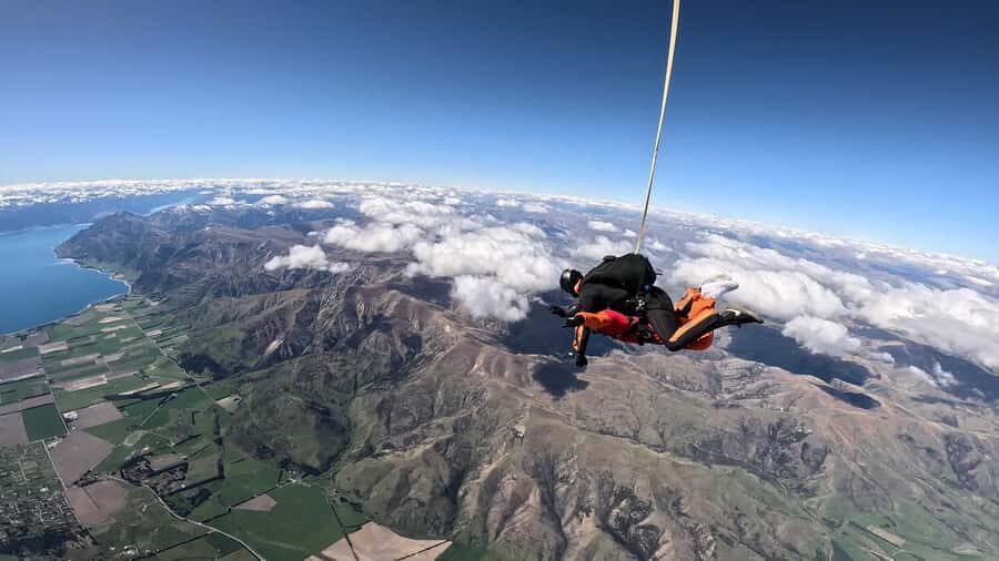 Wanaka: Tandem Skydive Experience - Post-Jump: Harness Off, Joy On, Video and Photos Next